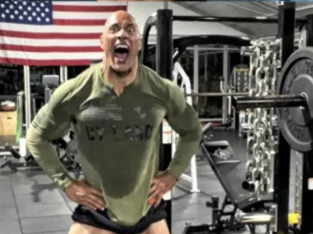 The Rock Fitness Influencer